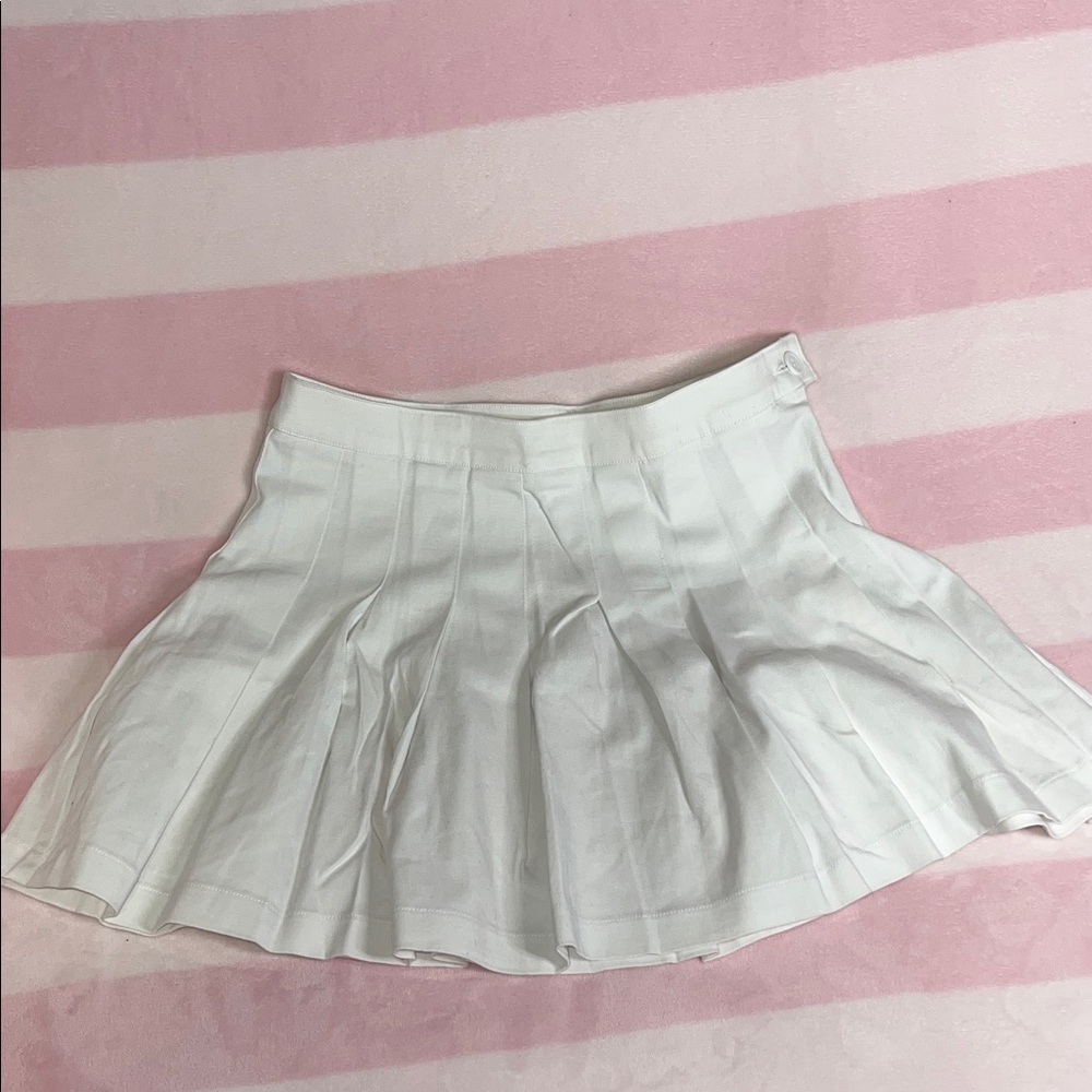 White Skater Skirt